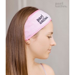 Повязка для волос на липучке Pari Satiss - розовая